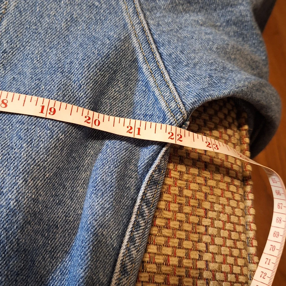 Lee Vintage 80's Faded Blue 100% Cotton Denim Jacket - Picture 5 of 11